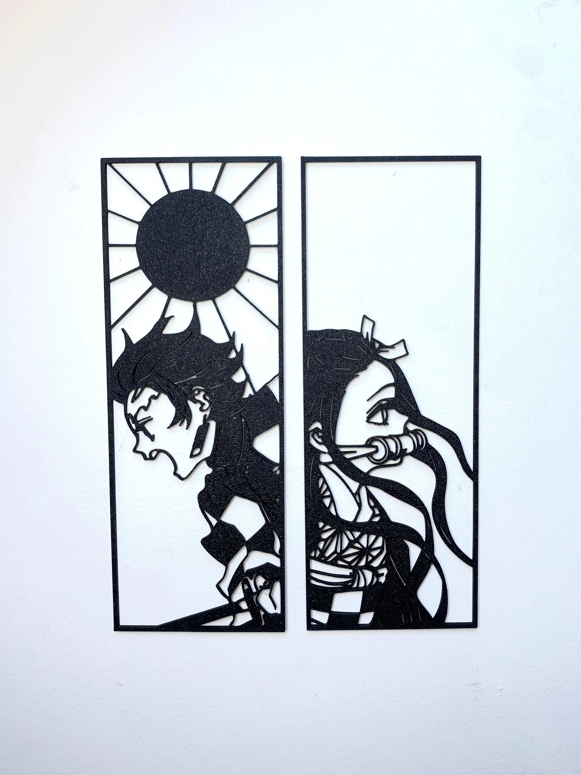 Créations minimalistes : Nezuko et Tanjiro (Demon Slayer) - GMBT3D