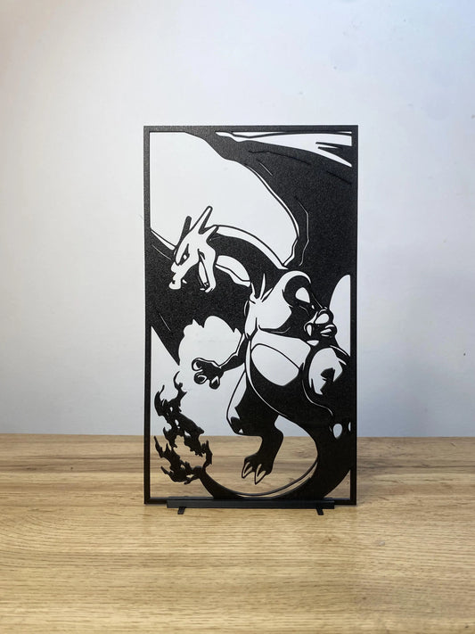 Décoration minimaliste : Dracaufeu (Pokémon) - GMBT3D