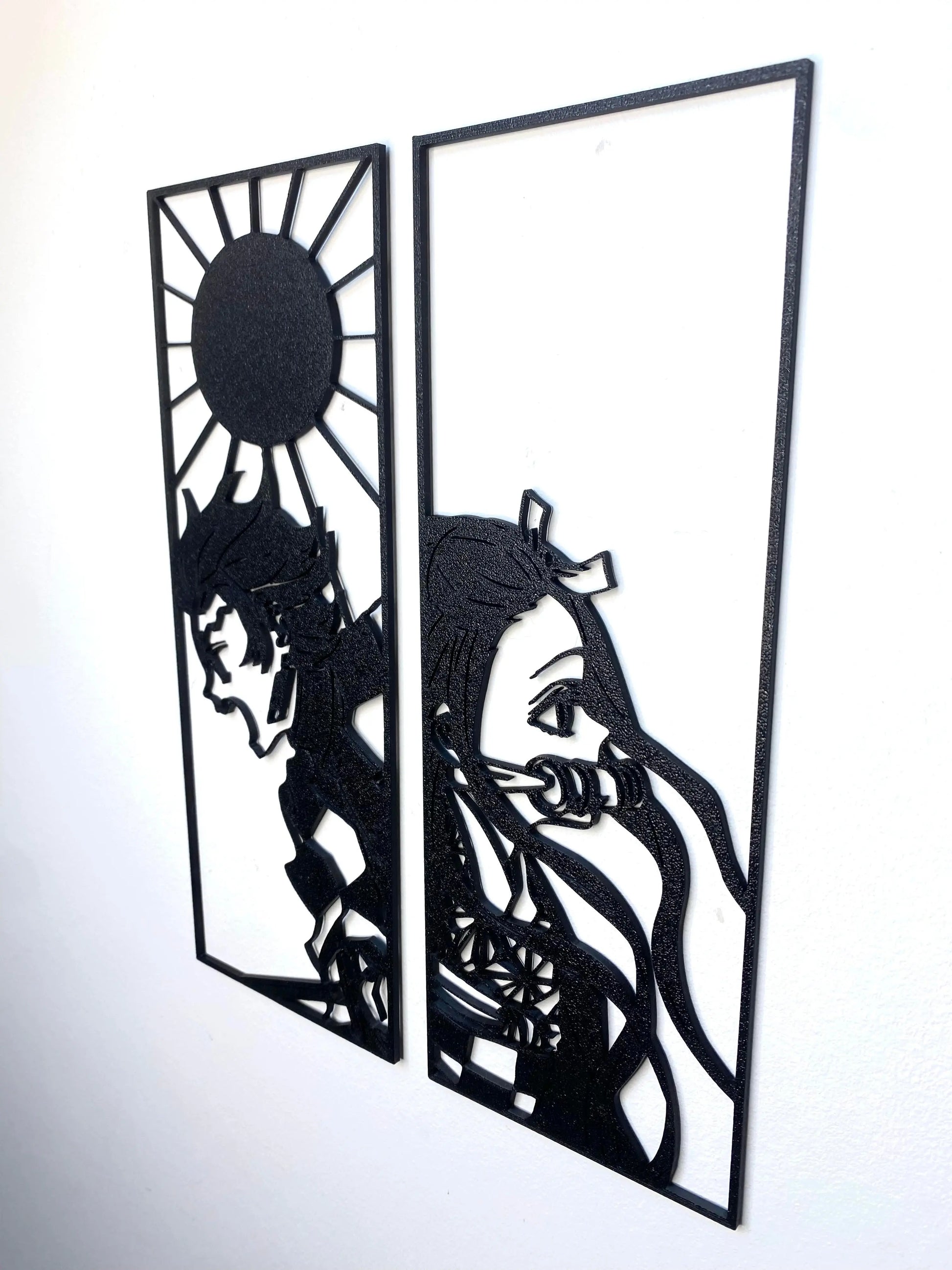 Créations minimalistes : Nezuko et Tanjiro (Demon Slayer) - GMBT3D