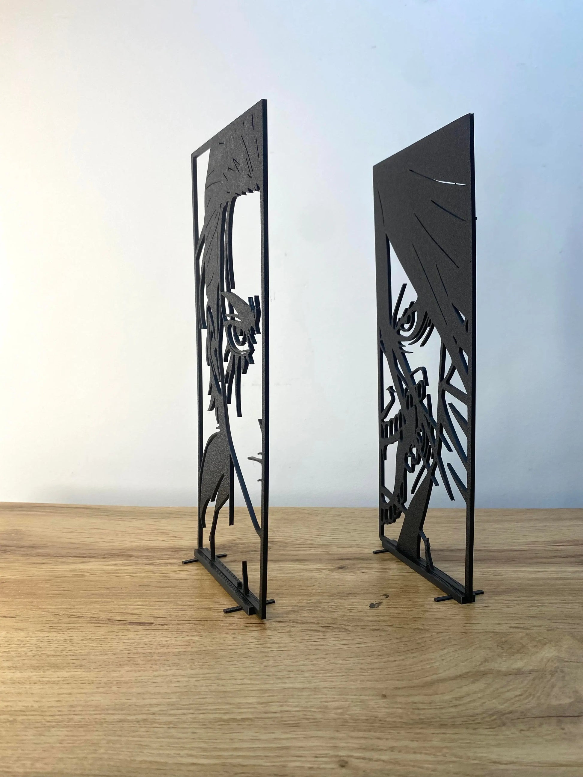 Créations minimalistes :  Eren Jäger et Titan Assaillant (SNK). - GMBT3D