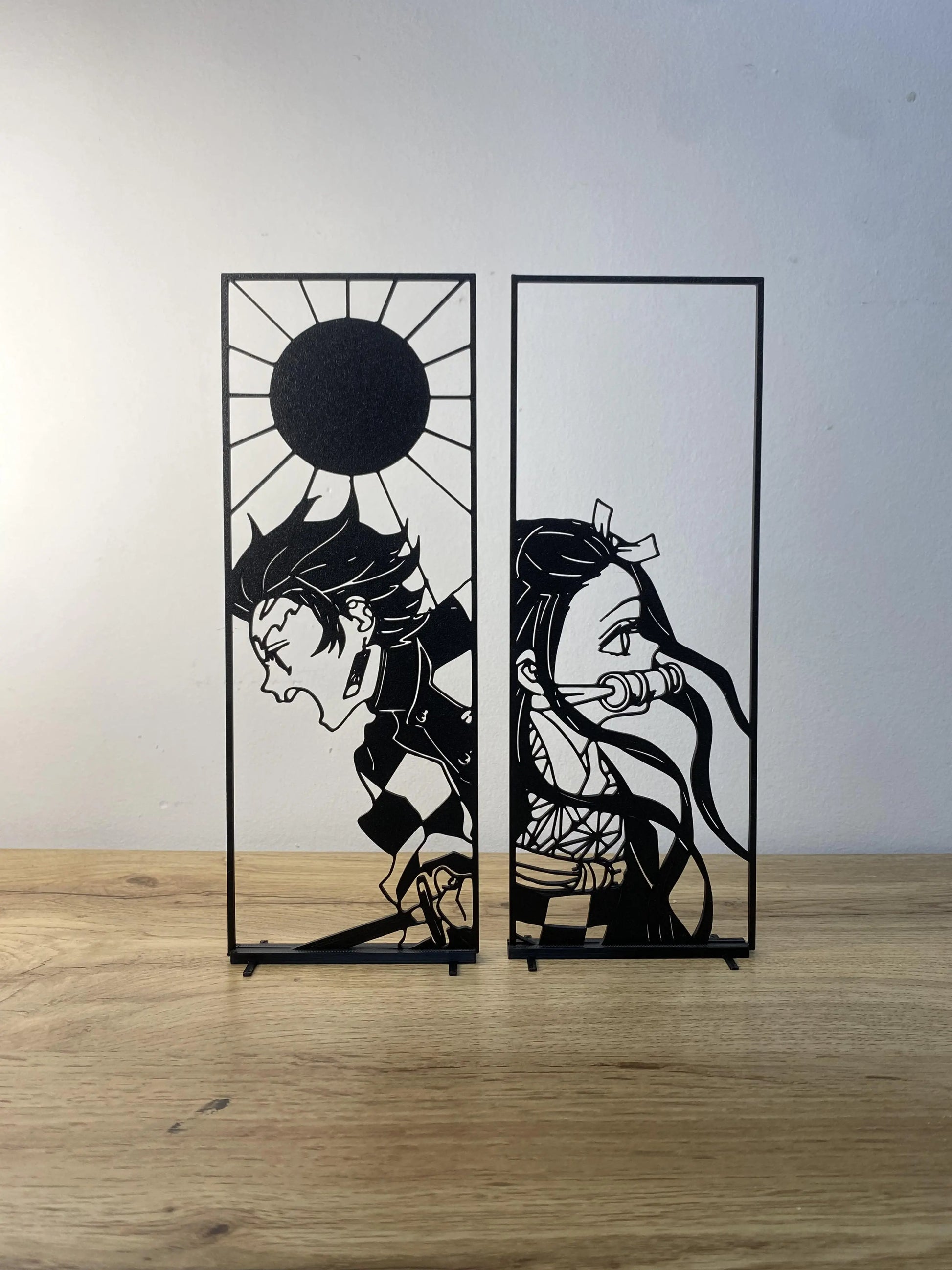 Créations minimalistes : Nezuko et Tanjiro (Demon Slayer) - GMBT3D