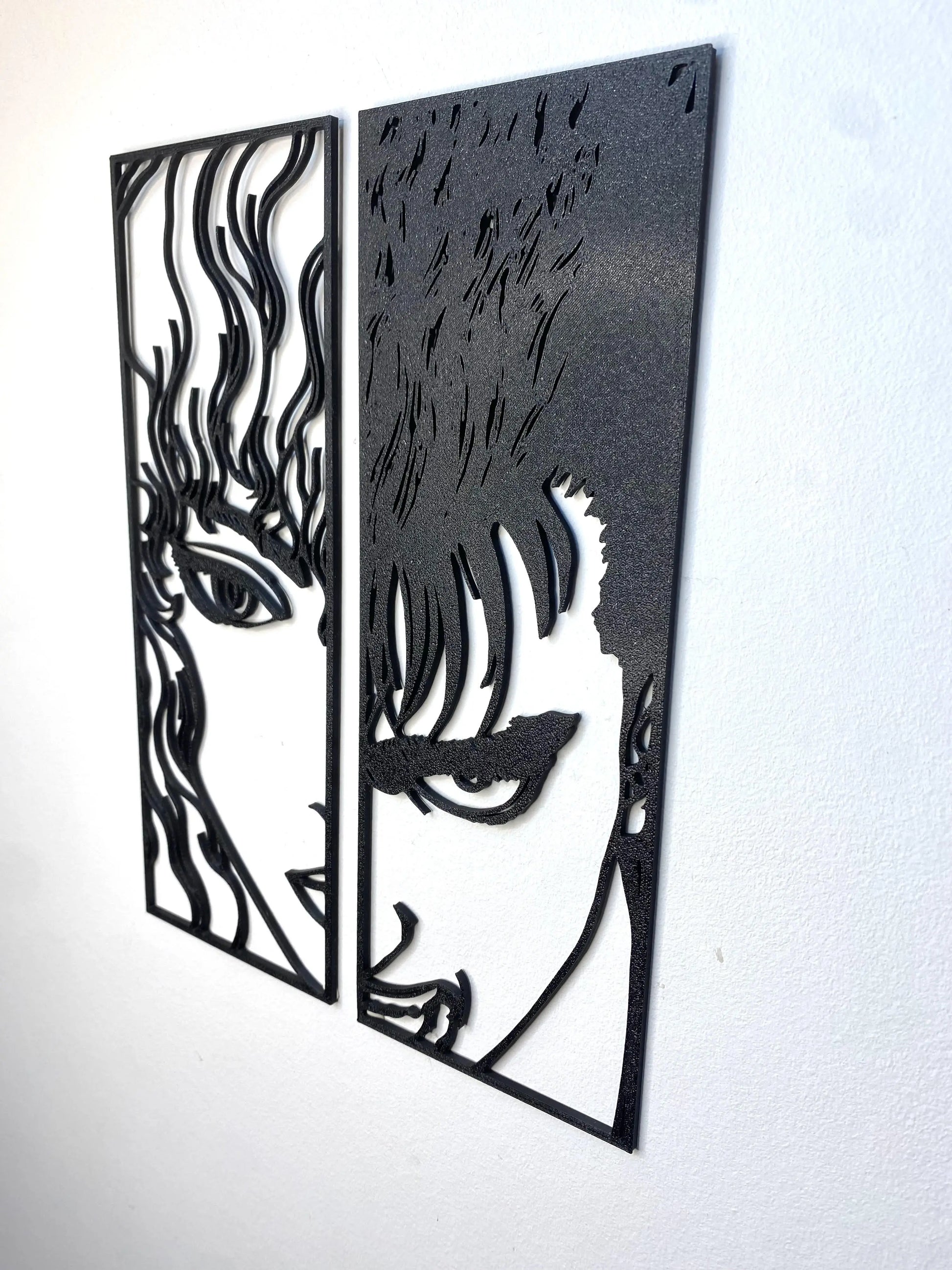Créations minimalistes : Griffith et Guts (Berserk) - GMBT3D