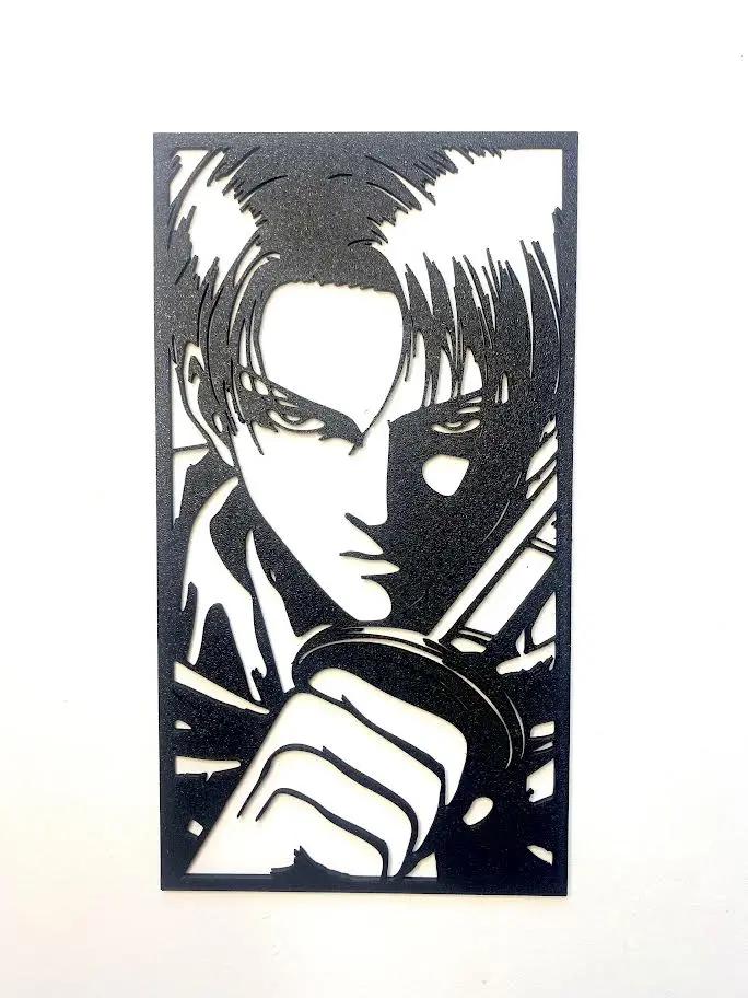 Décorations minimalistes : Livaï de l'Attaque des Titans (SNK) - GMBT3D