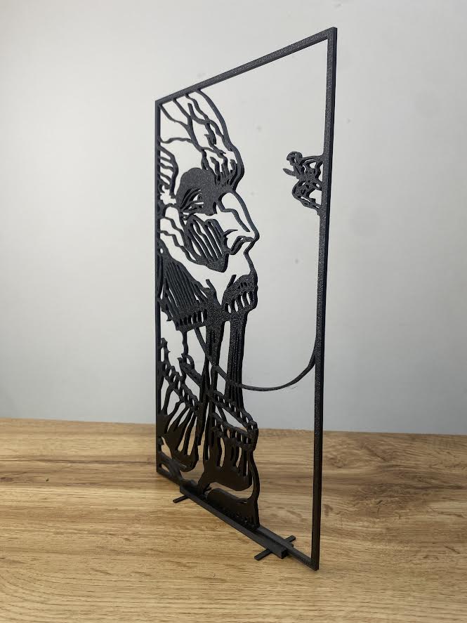 Décoration minimaliste : l’Attaque des titans (SNK) représentant Livaï vs Titan colossal. - GMBT3D