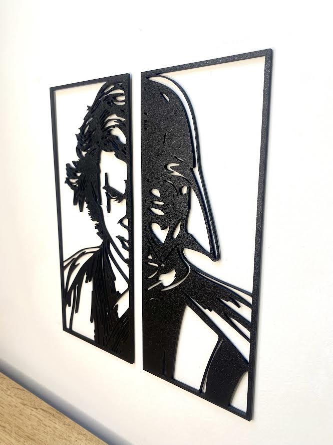 Décorations minimalistes :  Anakin Skywalker et Dark Vador (Star Wars) - GMBT3D