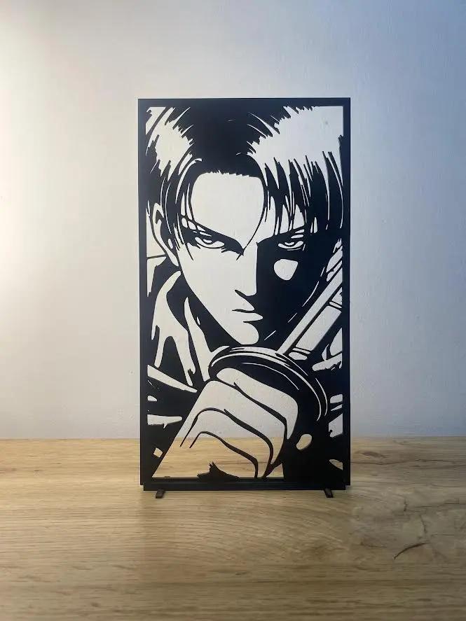 Décorations minimalistes : Livaï de l'Attaque des Titans (SNK) - GMBT3D