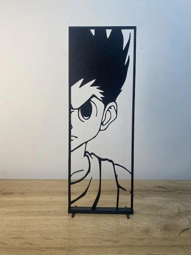 Duo de décorations Gon et Kirua (HunterxHunter) GMBT3D