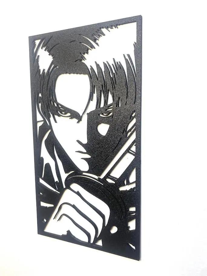Décorations minimalistes : Livaï de l'Attaque des Titans (SNK) - GMBT3D