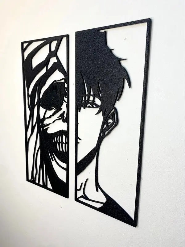 Créations minimalistes : Sung Jin-Woo et la statue du Dieu (Solo Leveling) - GMBT3D