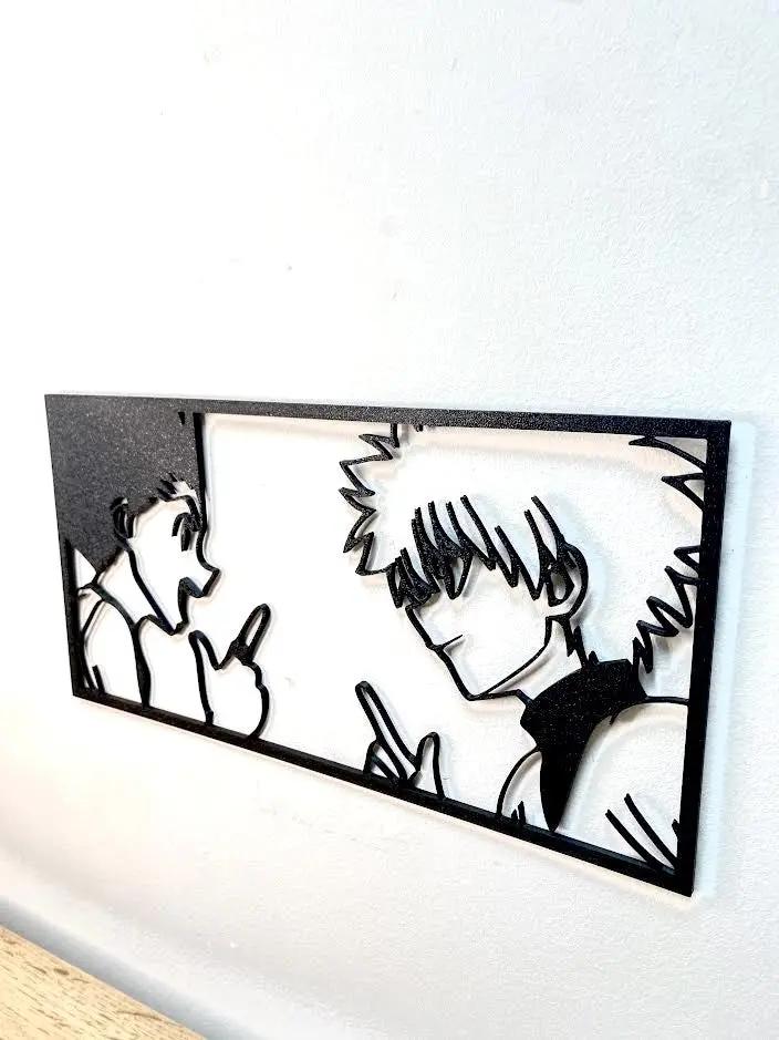 Décoration minimaliste : Kirua et Gon (HunterxHunter) - GMBT3D