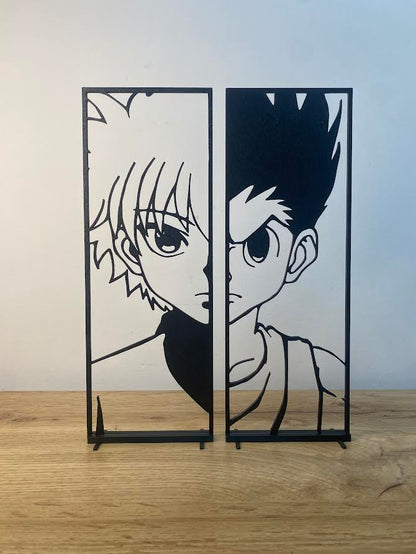 Duo de décorations Gon et Kirua (HunterxHunter)